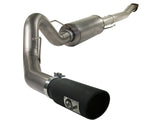 Mach Force-Xp 4 Inch Stainless Steel Cat-Back Exhaust System w/Black Tip Ford F-150 11-14 V6-3.5L (tt) aFe Power
