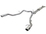 Mach Force-Xp 3 Inch 409 Stainless Steel Cat-Back Exhaust System w/Polished Tip Ford F-150 Raptor 17-20 V6-3.5L (tt) aFe Power