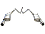 Mach Force-Xp 2-1/2 Inch 409 Stainless Steel Cat-Back Exhaust System Ford Mustang 05-09 V6-4.0L aFe Power