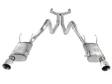 Mach Force-Xp 3 Inch 409 Stainless Steel Cat-Back Exhaust System w/Polished Tip Ford Mustang GT 11-14 V8-5.0L aFe Power