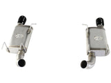 Mach Force-Xp 3 Inch 409 Stainless Steel Axle-Back Exhaust System w/Black Tip Ford Mustang GT 11-14 V8-5.0L aFe Power