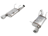 Mach Force-Xp 3 Inch 409 Stainless Steel Axle-Back Exhaust System w/Polished Tip Ford Mustang GT 11-14 V8-5.0L aFe Power