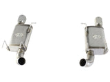 Mach Force-Xp 3 Inch 409 Stainless Steel Axle-Back Exhaust System w/Polished Tip Ford Mustang GT 11-14 V8-5.0L aFe Power