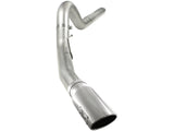Large Bore-HD 5 Inch 409 Stainless Steel Dpf-Back Exhaust System w/Polished Tip Ford Diesel Trucks 08-10 V8-6.4L (td) aFe Power