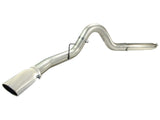 Large Bore-HD 5 Inch 409 Stainless Steel Dpf-Back Exhaust System w/Polished Tip Ford Diesel Trucks 08-10 V8-6.4L (td) aFe Power