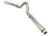 Large Bore-HD 5 Inch 409 Stainless Steel Dpf-Back Exhaust System w/Polished Tip Ford Diesel Trucks 08-10 V8-6.4L (td) aFe Power