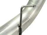 Large Bore-HD 5 Inch 409 Stainless Steel Dpf-Back Exhaust System w/Polished Tip Ford Diesel Trucks 08-10 V8-6.4L (td) aFe Power