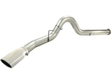 Large Bore-HD 5 Inch 409 Stainless Steel Dpf-Back Exhaust System w/Polished Tip Ford Diesel Trucks 11-14 V8-6.7L (td) aFe Power