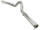 Large Bore-HD 5 Inch 409 Stainless Steel Dpf-Back Exhaust System w/Polished Tip Ford Diesel Trucks 11-14 V8-6.7L (td) aFe Power