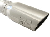 Large Bore-HD 5 Inch 409 Stainless Steel Dpf-Back Exhaust System w/Polished Tip Ford Diesel Trucks 11-14 V8-6.7L (td) aFe Power