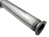 Large Bore-HD 5 Inch 409 Stainless Steel Dpf-Back Exhaust System w/Black Tip Ford Diesel Trucks 15-16 V8-6.7L (td) aFe Power