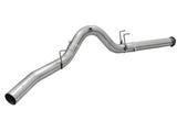 Large Bore-HD 5 Inch 409 Stainless Steel Dpf-Back Exhaust System Ford Diesel Trucks 15-16 V8-6.7L (td) aFe Power