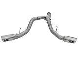 Large Bore-HD 4 Inch 409 Stainless Steel Dpf-Back Exhaust System w/Polished Tip Ford Diesel Trucks 11-14 V8-6.7L (td) aFe Power