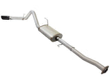 Mach Force-Xp 3 Inch to 3-1/2 Inch 409 Stainless Steel Cat-Back Exhaust w/ Black Tip Ford F-150 15-20 V8-5.0L aFe Power