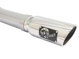 Mach Force-Xp 3 Inch to 3-1/2 Inch 409 Stainless Steel Cat-Back Exhaust w/Polish Tip Ford F-150 15-20 V8-5.0L aFe Power