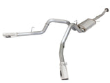 Mach Force-Xp 3 Inch 409 Stainless Steel Cat-Back Exhaust System w/Polished Tip Ford F-150 15-20 V8-5.0L aFe Power