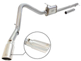 Mach Force-Xp 3 Inch to 3-1/2 Inch 409 Stainless Steel Cat-Back Exhaust w/Polish Tip Ford Super Duty 99-04 V8-5.4L /V10-6.8L aFe Power