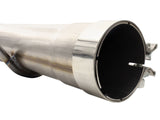Mach Force-Xp 3 Inch to 3-1/2 Inch 409 Stainless Steel Cat-Back Exhaust w/Polish Tip Ford Super Duty 99-04 V8-5.4L /V10-6.8L aFe Power