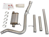 Mach Force-Xp 3 Inch to 3-1/2 Inch 409 Stainless Steel Cat-Back Exhaust w/Polish Tip Ford Super Duty 99-04 V8-5.4L /V10-6.8L aFe Power