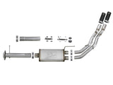 Rebel Series 3 Inch to 2-1/2 Inch 409 Stainless Steel Cat-Back Exhaust w/ Black Tip Ford F-150 11-14 V6-3.5L (tt) aFe Power