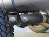 Rebel Series 3 Inch to 2-1/2 Inch 409 Stainless Steel Cat-Back Exhaust w/ Black Tip Ford F-150 11-14 V6-3.5L (tt) aFe Power