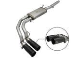 Rebel Series 3 Inch to 2-1/2 Inch 409 Stainless Steel Cat-Back Exhaust w/Black Tip Ford F-150 04-08 V8-4.6/5.4L aFe Power