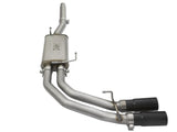 Rebel Series 3 Inch to 2-1/2 Inch 409 Stainless Steel Cat-Back Exhaust w/Black Tip Ford F-150 04-08 V8-4.6/5.4L aFe Power