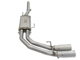 Rebel Series 3 Inch to 2-1/2 Inch 409 Stainless Steel Cat-Back Exhaust w/ Polish Tip Ford F-150 04-08 V8-4.6/5.4L aFe Power