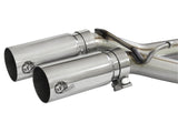 Rebel Series 3 Inch to 2-1/2 Inch 409 Stainless Steel Cat-Back Exhaust w/ Polish Tip Ford F-150 04-08 V8-4.6/5.4L aFe Power
