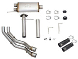Rebel Series 3 Inch to 2-1/2 Inch 409 Stainless Steel Cat-Back Exhaust w/Black Tip Ford F-150 09-14 V8-4.6L/5.4L/5.0L aFe Power