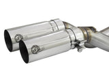 Rebel Series 3 Inch to 2-1/2 Inch 409 Stainless Steel Cat-Back Exhaust w/ Polish Tip Ford F-150 09-14 V8-4.6L/5.4L/5.0L aFe Power