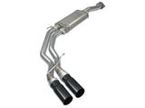 Rebel Series 3 Inch to 2-1/2 Inch 409 Stainless Steel Cat-Back Exhaust w/Black Tip Ford F-150 15-20 V6-2.7L (tt)/V6-3.5L (tt)/V8-5.0L aFe Power