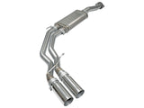 Rebel Series 3 Inch to 2-1/2 Inch 409 Stainless Steel Cat-Back Exhaust w/ Polish Tip Ford F-150 15-20 V6-2.7L (tt)/V6-3.5L (tt)/V8-5.0L aFe Power