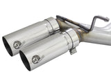 Rebel Series 3 Inch to 2-1/2 Inch 409 Stainless Steel Cat-Back Exhaust w/ Polish Tip Ford F-150 15-20 V6-2.7L (tt)/V6-3.5L (tt)/V8-5.0L aFe Power