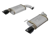 Mach Force-Xp 2-1/2 Inch 409 Stainless Steel Axle-Back Exhaust System w/Black Tip Ford Mustang 15-23 L4-2.3L (t)/V6-3.7L aFe Power