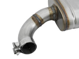 Mach Force-Xp 2-1/2 Inch 409 Stainless Steel Axle-Back Exhaust System w/Black Tip Ford Mustang 15-23 L4-2.3L (t)/V6-3.7L aFe Power