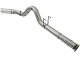 Large Bore-HD 5 Inch 409 Stainless Steel Dpf-Back Exhaust System w/Polished Tip Ford Diesel Trucks 17-26 V8-6.7L (td) aFe Power