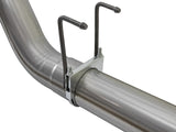 Large Bore-HD 5 Inch 409 Stainless Steel Dpf-Back Exhaust System w/Polished Tip Ford Diesel Trucks 17-26 V8-6.7L (td) aFe Power