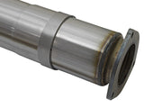 Large Bore-HD 5 Inch 409 Stainless Steel Dpf-Back Exhaust System w/Polished Tip Ford Diesel Trucks 17-26 V8-6.7L (td) aFe Power