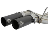 Rebel Series 3 Inch 409 Stainless Steel Cat-Back Exhaust System w/Black Tip Ford F-150 Raptor 17-20 V6-3.5L (tt) aFe Power