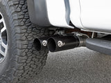 Rebel Series 3 Inch 409 Stainless Steel Cat-Back Exhaust System w/Black Tip Ford F-150 Raptor 17-20 V6-3.5L (tt) aFe Power