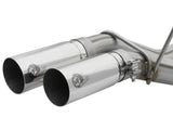 Rebel Series 3 Inch 409 Stainless Steel Cat-Back Exhaust System w/Polished Tip Ford F-150 Raptor 17-20 V6-3.5L (tt) aFe Power