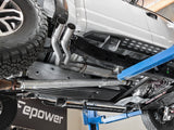 Rebel Series 3 Inch 409 Stainless Steel Cat-Back Exhaust System w/Polished Tip Ford F-150 Raptor 17-20 V6-3.5L (tt) aFe Power
