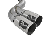 Rebel Xd Series 4 Inch 409 Stainless Steel Dpf-Back Exhaust w/Dual Polished Tips Ford Diesel Trucks 17-26 V8-6.7L (td) aFe Power