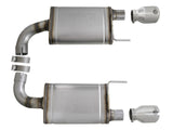 Mach Force Xp Stainless Steel Axle Back Exhaust System w/ Polished Tips Ford Mustang GT 15-17 V8-5.0L aFe Power