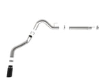 Large Bore-HD 4 Inch 409 Stainless Steel Dpf-Back Exhaust System w/ Black Tip Ford F-150 18-20 V6-3.0L (td) aFe Power