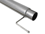 Large Bore-HD 4 Inch 409 Stainless Steel Dpf-Back Exhaust System w/ Polished Tip Ford F-150 18-20 V6-3.0L (td) aFe Power