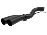 Rebel 409 Stainless Steel Dpf-Back Exhaust System w/ Dual Black Tips Ford F-150 18-21 V6-3.0L (td) aFe Power