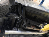 Rebel 409 Stainless Steel Dpf-Back Exhaust System w/ Dual Black Tips Ford F-150 18-21 V6-3.0L (td) aFe Power