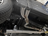 Rebel 409 Stainless Steel Dpf-Back Exhaust System w/ Dual Brushed Tips Ford F-150 18-21 V6-3.0L (td) aFe Power